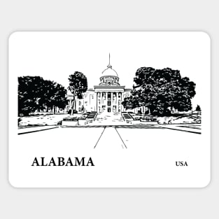 Alabama USA Sticker